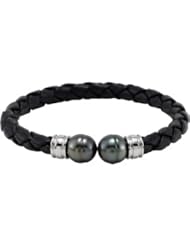 Tahitian Cultured Pearl Cuff Bracelet Sterling Silver 68478