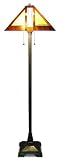 Aztec Mission Tiffany-Style Floor Lamp