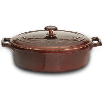 Neo Cast Iron Oval Casserole Size: 11-in.