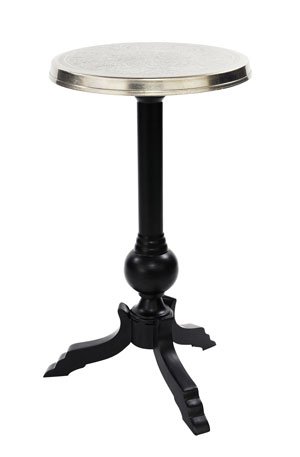 Etched Side Table/Pedestal