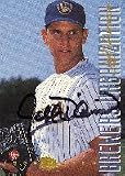 Jeff D'Amico, Milwaukee Brewers Autographed Card