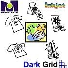HEAT IRON ON TRANSFER PAPER FOR INKJET 30 SHEETS FOR DARK FABRICS 8.5x11