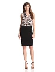 Polyester General Print Sleeveless  Shirt  Dress