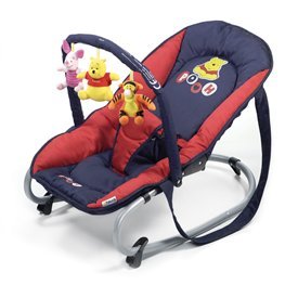 Childrens Toyshop  Toys : Hauck - Disney Bungee Bouncer Deluxe in Pooh Hearts Navy