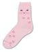 For Bare Feet Pink Cat Eyes Socks