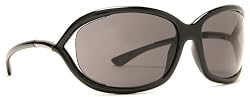 New Authentic TOM FORD JENNIFER TF8 TF 8 199 SUNGLASSES BLACK FRAME & SMOKE LENS SIZE 61-16-120