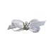 Satin bow with silver Angel