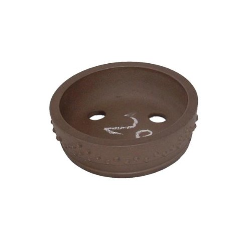 13cm Round Unglazed Master Bonsai Pot