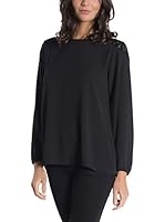 La belle parisienne Blusa Idylle (Negro)