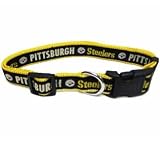 NFL PITTSBURGH STEELERS Nylon DOG COLLAR New Licensed Size Small