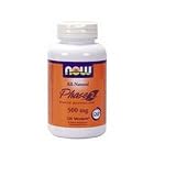 Now Foods Phase 2 Starch Neutralizer 500mg, 120 Vegetarian Capsules