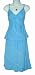 LADIES LIGHT BLUE SKIRT SET
