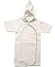 Organic Hooded Kimono Robe Natural/Sage