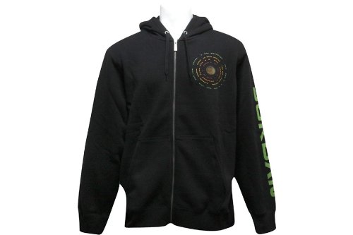 Air Jordan Retro 13 Altitude Christmas Full Zip Fleece Hoody by Jordan Apparel (Black-Altitude/Green(Size=MEDIUM)