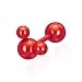 The Stainless Steel Jewellery Shop - Red Stainless Steel Body Jewellery - Includes FREE Velvet Jewel
