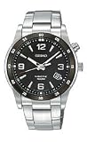 Seiko Kinetic Dress Bracelet Black Dial Men's watch #SKA505