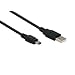 USB Anschlusskabel, A Stecker an Mini 5pin Stecker, schwarz, 0,3m, Good Connections