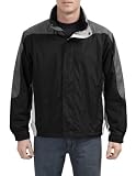 Upscale Men's Full Zip Anacortes Fleece Jacket - Black/Graphite/Silver