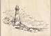 Rubber Stamp with Wood Handle - Lighthouse