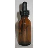 Amber Bottle with Dropper, 1 oz by 