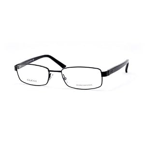 Authentic Gucci Eyeglasses 1882 BLACK SEMIMATTE (DEMO LENS) 10G 00