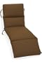23"w Outdoor Cushion For Chaise, 4"Hx23"Wx74"L, TEAK SUNBRELLA