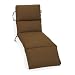 23"w Outdoor Cushion For Chaise, 4"Hx23"Wx74"L, TEAK SUNBRELLA