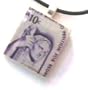 US Petition for Redress Stamp Pendant Necklace