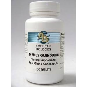 Thymus - 100 - Tablets by American Biologics