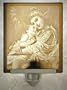 Tender Moment Flat Porcelain Lithophane Nightlight