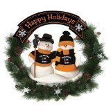 Philadelphia Flyers Team Snowman Wreath