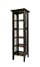 Media Storage Tower with Mission Style in Espresso Finish