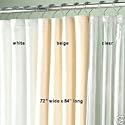Extra Long VINYL Shower Curtain Liner 72'' wide x 84" Long - SUPER CLEAR
