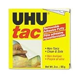 UHU 99681 - Tac Adhesive Putty, Removable/Reusable, Nontoxic, 3 oz/Pack-SAU99681