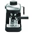 Krups XP1020 Steam Espresso Machine with 4-Cup Glass Carafe, Black