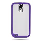 WIRELESS CENTRAL Brand Hybrid TPU Hard Snap on CLEAR Back Plastic with Flex ....