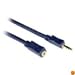 C2G / Cables to Go 40609 Velocity M/F Stereo Audio Extension Cable (12 Feet, Blue)