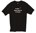 "if found please return to St Thomas" -- 100% Cotton Tee with funny 'Trippinstuff' Design in over 30 color choices