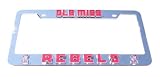 Mississippi Rebels License Plate Tag Frame