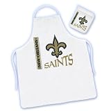 NEW ORLEANS SAINTS OFFICIAL CHEF'S APRON + OVEN MITT