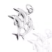 925 Sterling Silver Jewelry, Triple Jumping Dolphin Charm, Adjustable Fit, Plus Free Special Gift Pouch