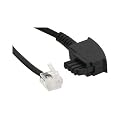 DSL / NTBA Kabel, TAE-F Stecker an Western 6 / 2 Stecker (RJ12 DEC) * mit versetzter Klinke / Nase * 6,0 m