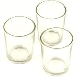 Clear Glass Votive Holders, 2.5", Pack of 12