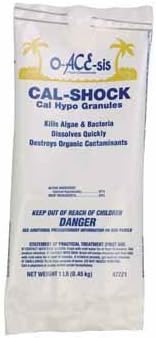 O-Ace Sis Cal-Shock Calcium Hypochlorite 1 Lbs. 68 % Available Chlorine