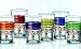Moroccan Tea Glasses (set of 6 assorted colors)