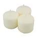 3 Pack Ivory Pillar Candles 5 x 5