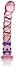 Don Wand Glass Pleasure Wand, Deluxe Swirl Mushroom, Pink
