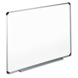 Universal 43725 Nonmagnetic Melamine Dry Erase Marker Board, 48 x 72