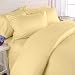 Egyptioan Cotton 3-Pc Duvet Cover Set, 300 Thread count Solid Sateen California King (Cal King) Gold