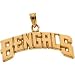 14K Yellow Gold Cincinnati Bengals Pendant This Item Is Approximately 1.7 grams